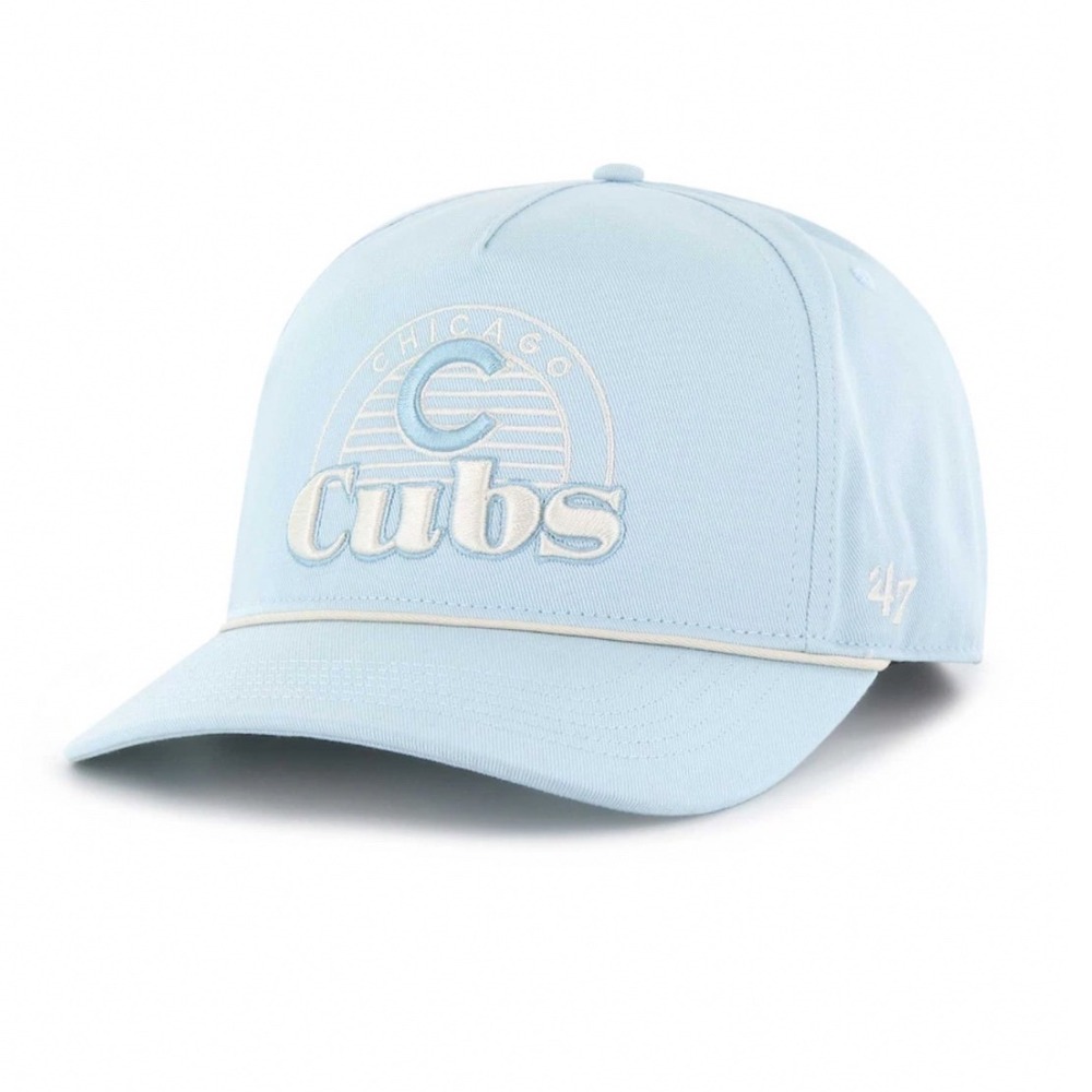 Chicago Cubs 47 Brand Hitch Wander Adjustable Hat Light Blue MLB Snapback Cap‎